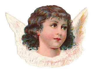 angel vintage clipart digital illustration download