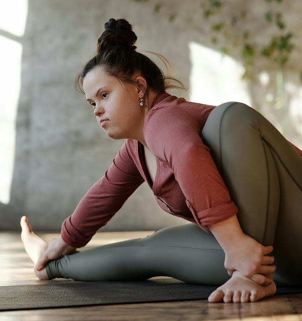 Woman Doing Yoga