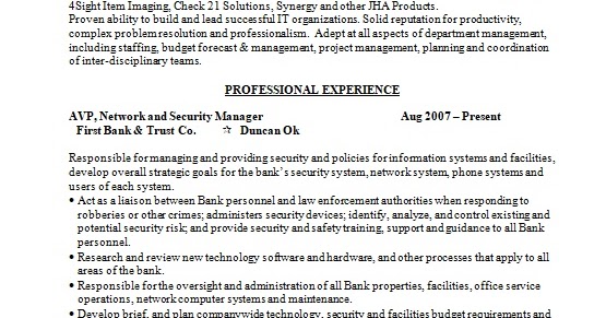 Security Manager Sample Resume Format In Word Free Download