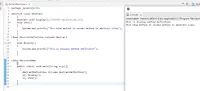 Java example program using abstract class and concrete class -eclipse IDE