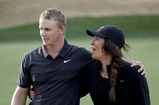 Adam Long Celebrates With His Wife Emily