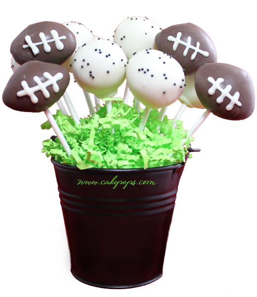 cake pops display. Golf Ball amp; Football Cake Pops