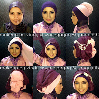 Cara Memakai Jilbab Modern Untuk Kebaya