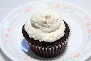 Product Shot: Cream Cheese on Red Velvet