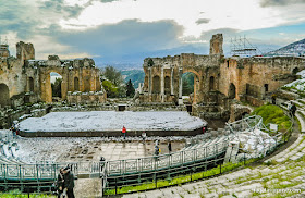 Viagens inspiradas em filmes - Sicília: Teatro Grego de Taormina,  (Poderosa Afrodite)