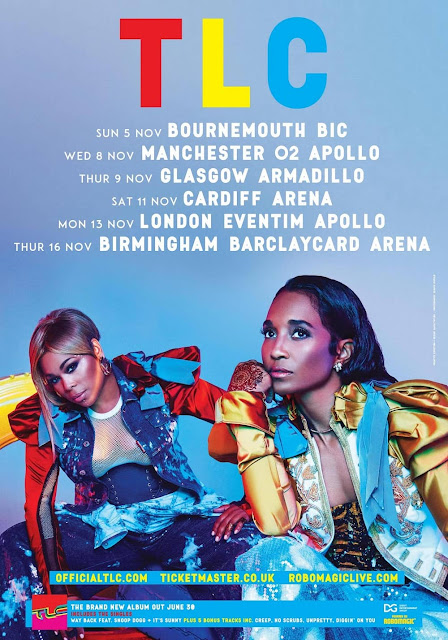 TLC first ever UK tour Autumn 2017