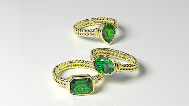 emerald ring designs in different cuts