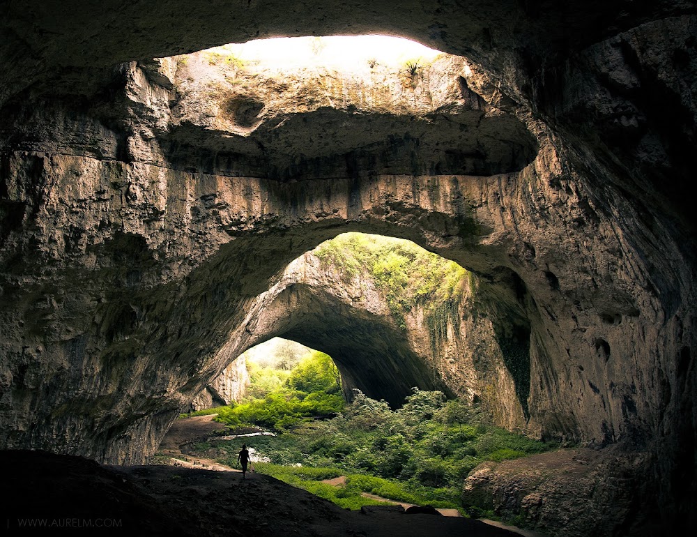 Underground oasis - Devetashka cave in Bulgaria