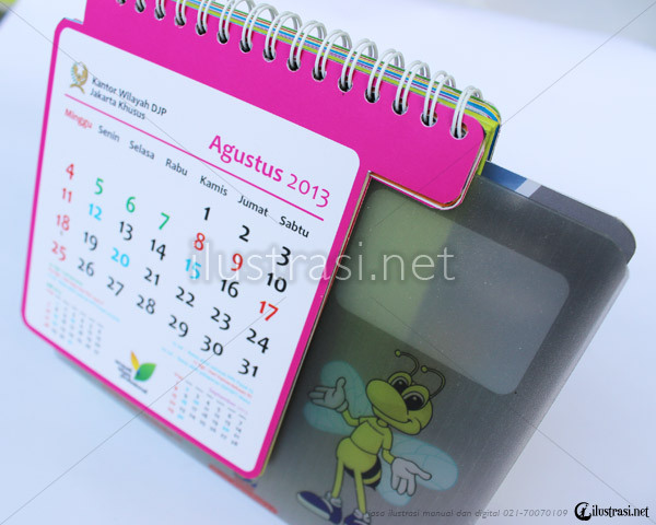 Kalender Meja Kanwil DJP Jakarta Khusus  www.ilustrasi.net