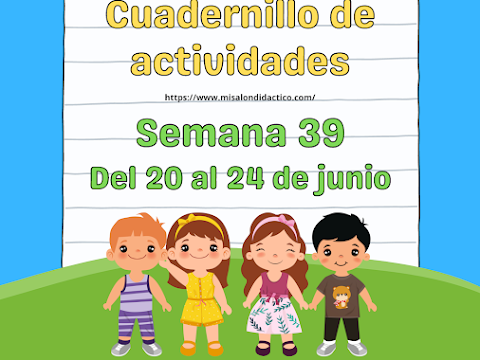 Semana 39: Cuadernillo de actividades 1er grado