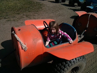 driving tractor