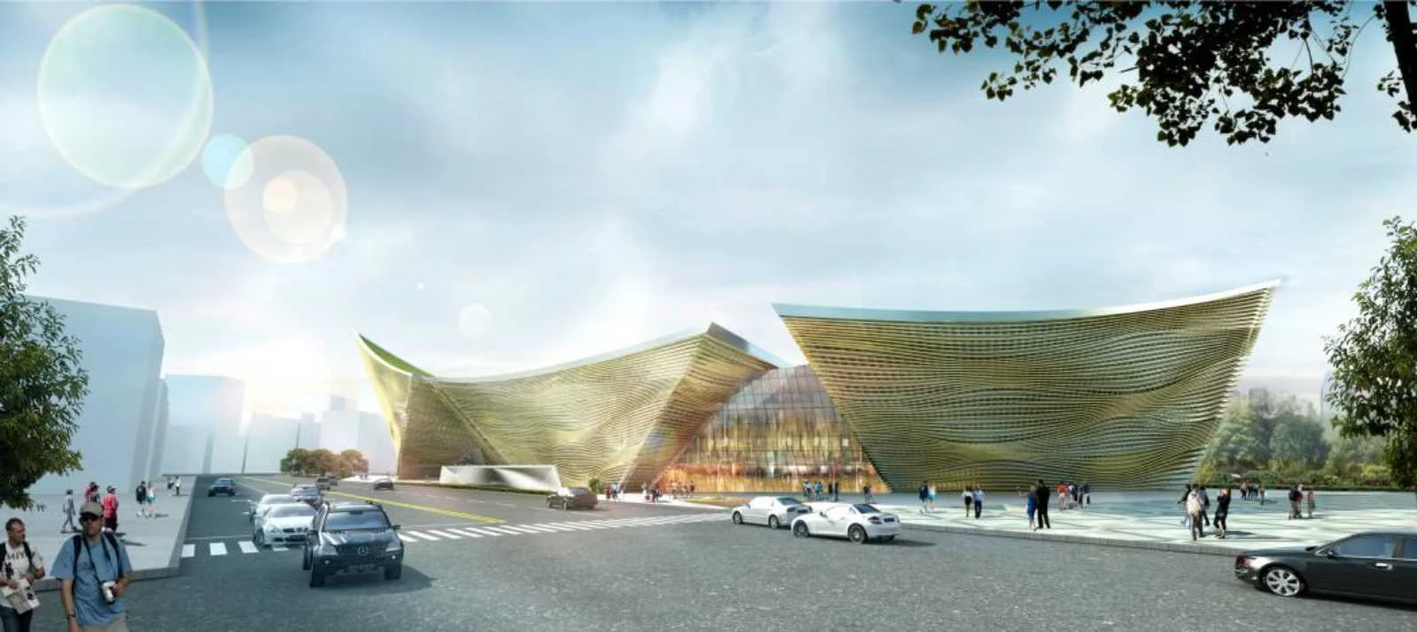 Taiwan: Cultural Center Design Proposal by Theeae Ltd