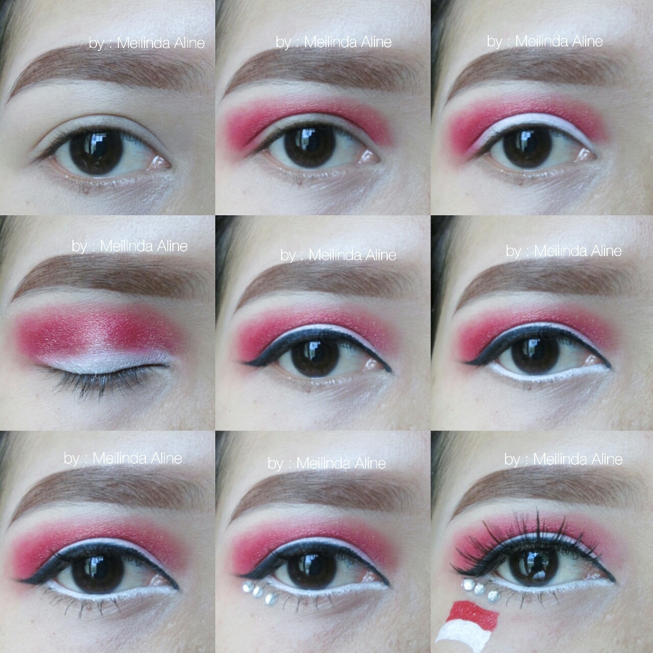 Thefemmesbeaute Indonesia Independence Day Makeup Tutorial