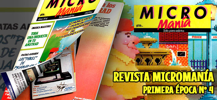   Revista Micromanía Primera época Número 4 1985