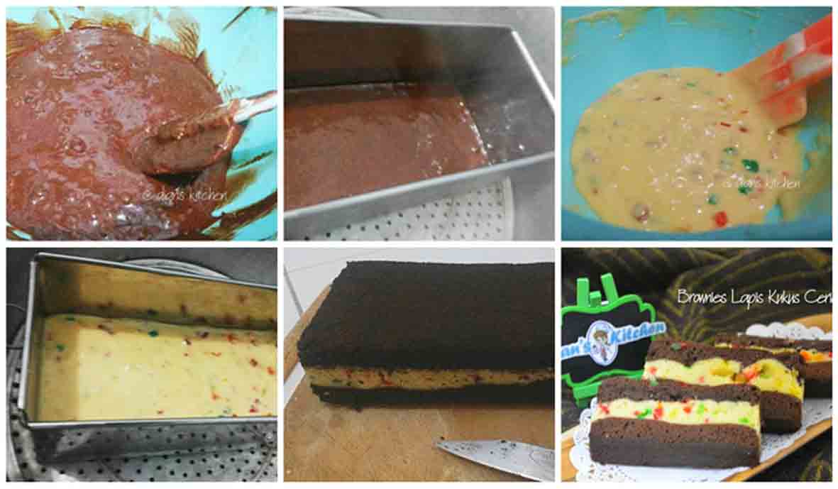  Resep  Brownies  Kukus  Lapis  Ceria Ala Bunda Dian s Kitchen