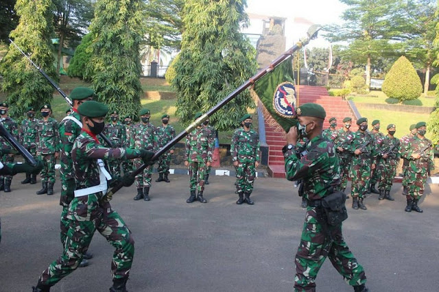 Wakil Komandan Batalyon Arhanud 1/PBC/1 Kostrad Beri Apresiasi  “Prajurit Rajawali” Di Tangsel