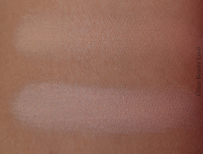 Different type of affordable peach color correctors in India swatches