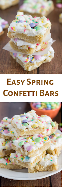 Easy Spring Confetti Bars 
