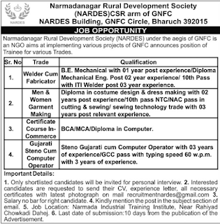 NARDES Recruitment 2022 For Computer Operator And Other Post