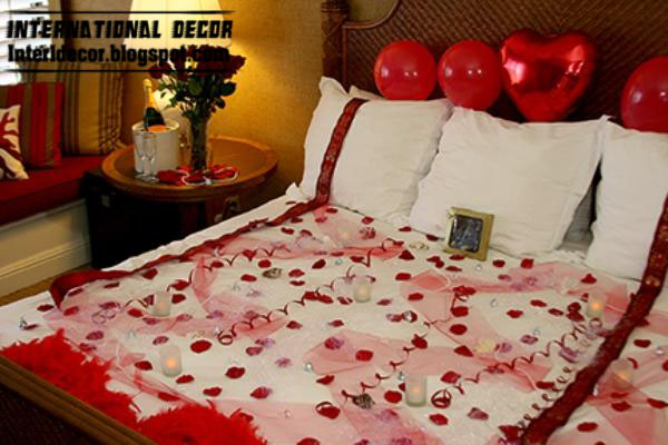 Romantic bedroom  decorating ideas  for Valentine s  day 2013