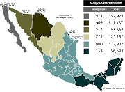 FUTURIBLES MÉXICO: MAPA DE LA MAQUILA EN MÉXICO (maquila en mexico)