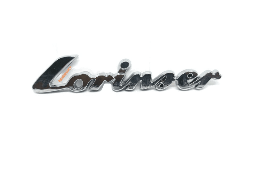 Emblem Tulisan Lorinser Ukuran 9x2cm
