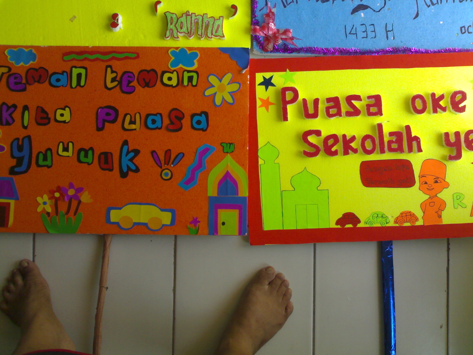 paling keren contoh poster ramadhan anak sd kelas 1