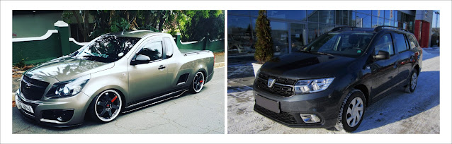 2012 Chevrolet Bakkie and 2016 Dacia Logan MCV