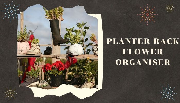 Planter Rack Flower Organizer