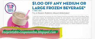 Free Printable Baskin Robbins Coupons