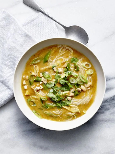 Perfect Coconut Curry Chicken Noodle Soup