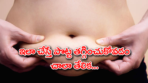 పొట్టను తగ్గించుకోవాలనుకుంటే …….. ఇలా చేయండి చాలు