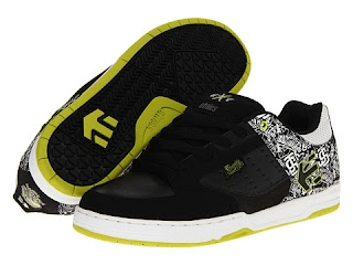 Etnies Famous Twitch Cartel Skate Shoes Black clothing mens motox fmx skull