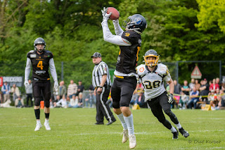 Sportfotografie American Football NRW Münster Blackhawks Düsseldorf Bulldozer