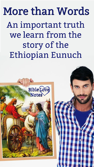 The story of the Ethiopian eunuch in Acts 8 reveals a wonderful truth about genuine conversion. This 1-minute devotion explains.