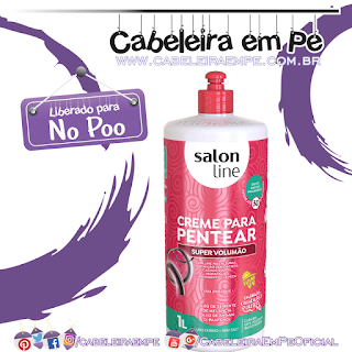 Creme para Pentear Super Volumão - Salon Line (No Poo)