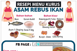 7 Resepi Menu Untuk Kurus Tanpa Perlu Berlapar