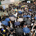 Hong Kong protesters rally in suburbs