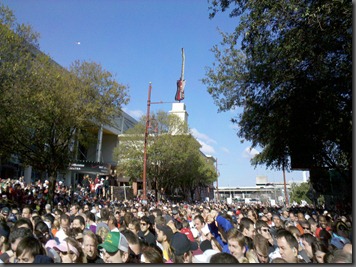 race start in front of Hard Rock