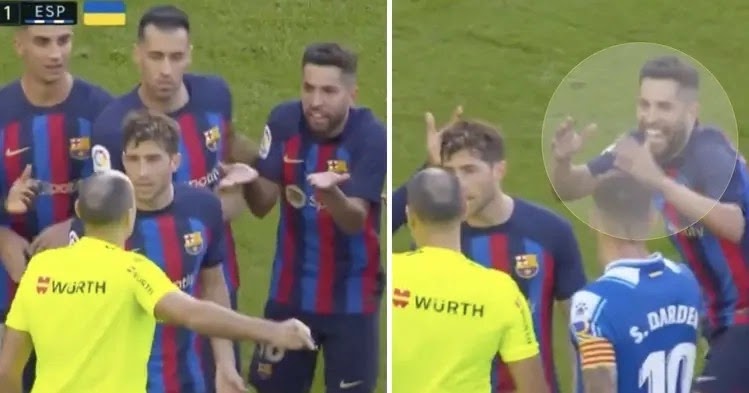 Barcelona To Appeal Jordi Alba's Red Card, Fans Say The Same Thing