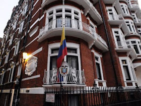 Embajada de Ecuador en Londres. Foto: EFE