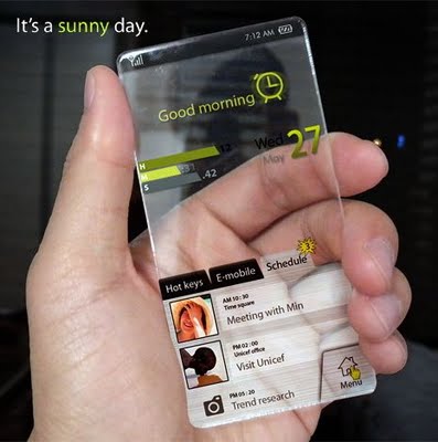 Apple i transparent Mobile Phone