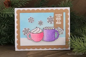 Sunny Studio Stamps: Mug Hugs Christmas Card by Juliana Michaels.