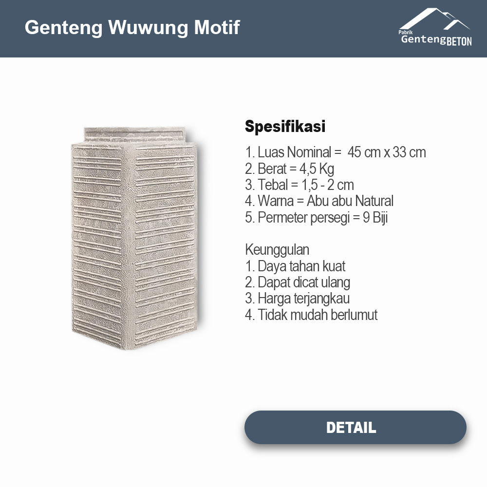 PABRIK GENTENG BETON DAN PAVING BLOCK