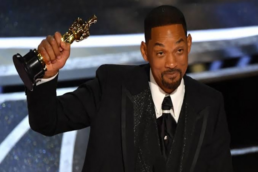 Aksi Will Smith menampar Chris Rock di Piala Oscar 2022