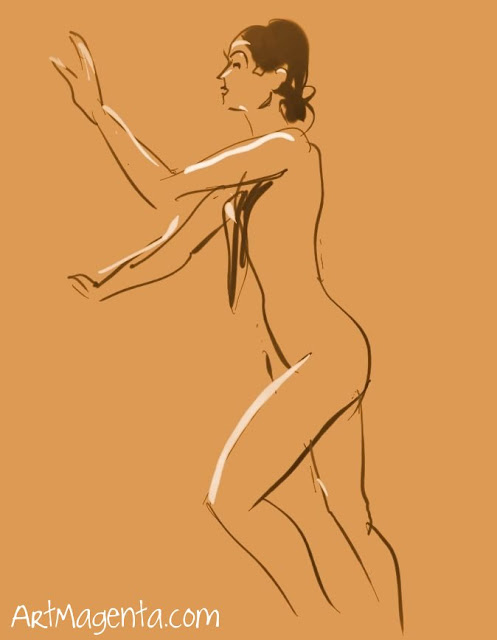 Life drawing from ArtMagenta.com