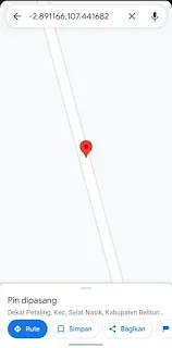 Cara Mengukur Jarak Garis Lurus di Google Maps Android