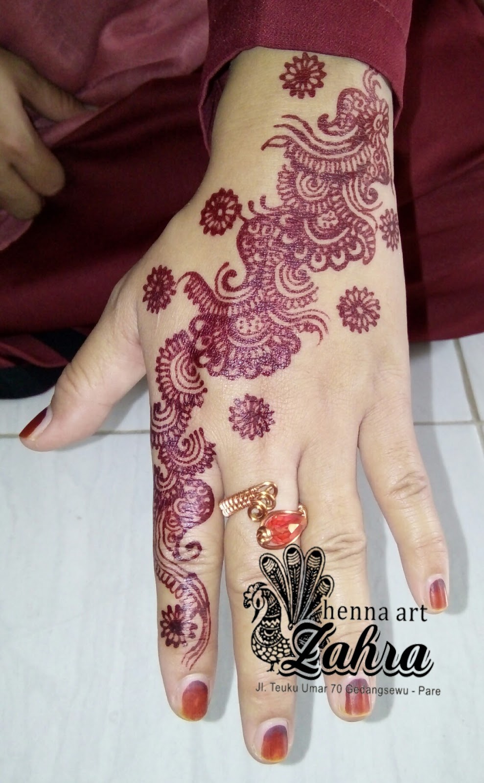 Zahra Henna Art Pare Kediri Juni 2017