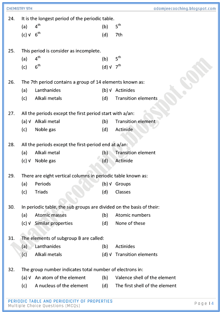 periodic-table-and-periodicity-of-properties-mcqs-chemistry-9th