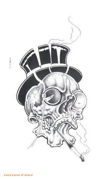 tattoo designs Skull tattoo designs are often used to mean a negative symbol